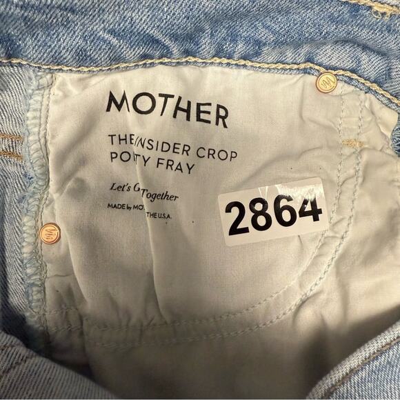 MOTHER Insider Crop Pointy Fray Jeans - Picture 6 of 6